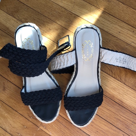 NYLA ‘Colby’ Woven Espadrilles / Black - Picture 5 of 5